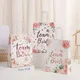 5pcs Team Bride Paper Tote Bag Wedding Gift Bag Candy Bag Kids Favor Packing Bag Wedding Party