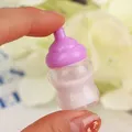 1Pc Kids Pretend Play Games Toys Mini Nipple Baby Doll Pacifier Bottle For Doll House Feeding DIY