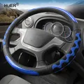 Truck Bus Lorry Auto Steering Wheel Cover 38 40 42 45 47 50 CM for SCANIA Volvo Benz MAN Renault DAF