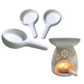 Ceramic Candle Holder Wax Melt Oil Burner Diffuser Fragrance Tray Aromatherapy Furnace Candlestick