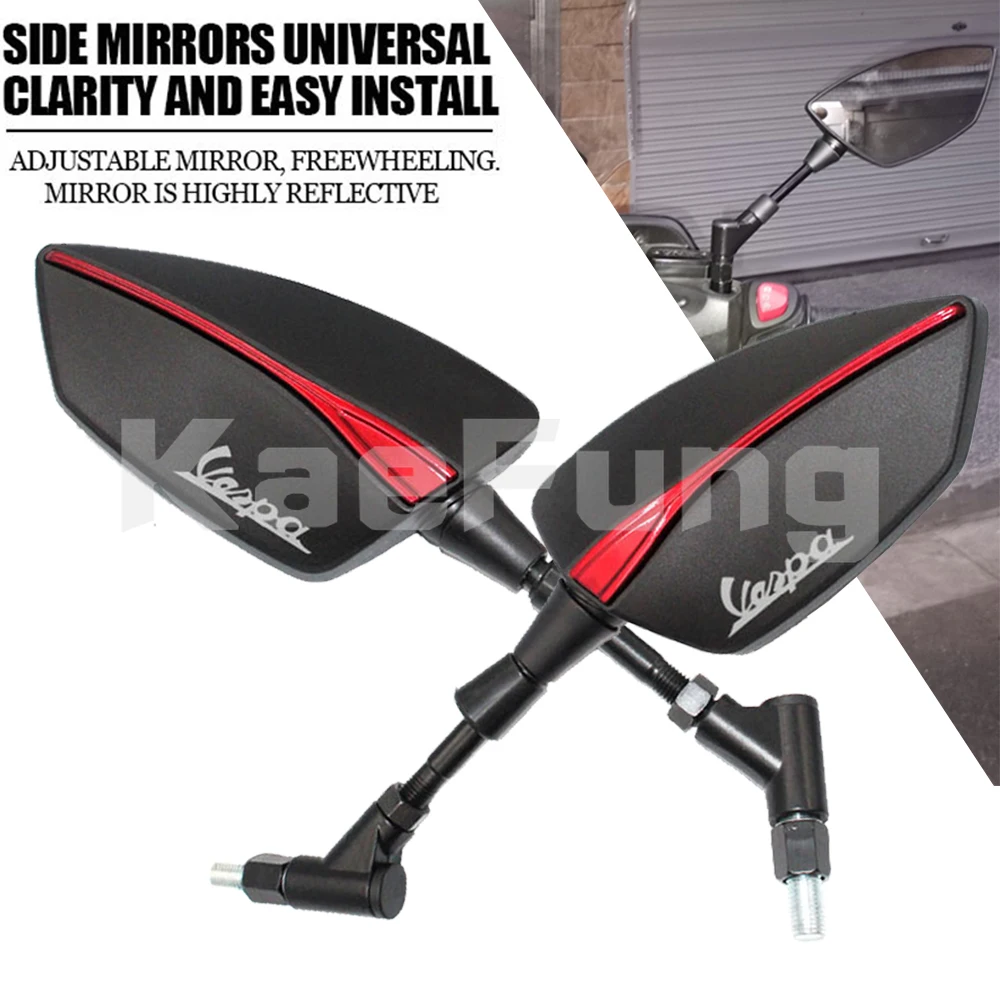 Specchi retrovisori moto per Vespa Piaggio M8/10 Accessori scooter Sprint Primavera GTV GTS LT S LX LXV 50 125 250 300 GTS