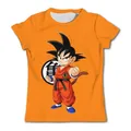 Dragon Ball T Shirt Kids Tops Tee Anime Figures Son Goku Super Saiyan T-shirt Boys T-shirts Children