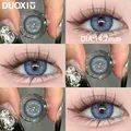 DUOXIU Contact Lenses Black Spot Contact lens Brown Lens Graded 0-800degrees lens with lense case