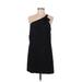 Milly Cocktail Dress - Mini Open Neckline Sleeveless: Black Solid Dresses - Women's Size 8