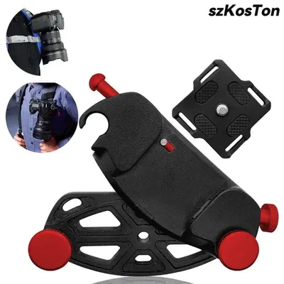 Camera Waist Belt Clip Quick Release Hanging Buckle Anti-shake Fast Switch Tool for Backpack Shoulder Strap Mount Clamp Holder