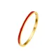 Poulisa New Enamel Bracelet Open Colorful Gold Color Stainless Steel Bracelets For Women Fashion
