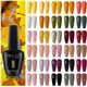 NAILCO 15ml Yellow Red Color Polish Top Coat UV Gel Polish Nail Art Manicure Nail Supplies