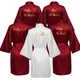 Silk Satin Robe Bride Robe Bridesmaid Robes Women Wedding Robes Bridal Robe Sleepwear Dressing