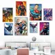 1pc Superman Poster Stickers Art Wall Murals Decor Game Room Decor Gifts Kawaii HD Painting Cat Cars