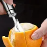 Orange Peeler Tool with Curved Handle Orange Peeler Stainless Steel Orange Peeler Simple Lemon