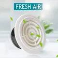 Adjustable Air Ventilation Grill Outlet Cover Round Ducting Ceiling Wall Hole Air Vent Grille Louver