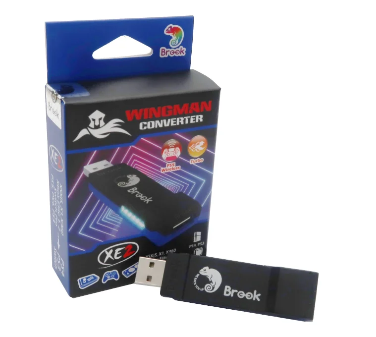 Brook Wingman XE2 converter for Xbox Series X/Xbox One/Elite 2/PS5/PS4/PS3/Switch controllers to for PS4/Switch/PC