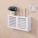 38x20x8.5cm Bins Wall-mounted Router Box No Drill Cable Router Storager Shelf Wall Hanging Bracket