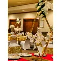 2/5/6/10/15pcs Metal Candelabra Acrylic Candle Holders Wedding Table Centerpieces Flower Stands