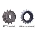 12/16T Single Speed Flywheel Fixie Rear Cog imperial/metric Series For BMX Bike Freewheel Ebike