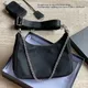 2023 New Nylon Three-in-One Bag Combination Shoulder Crossbody Bag Underarm Bag Chain Small Satchel