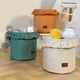 SCALLOP TOP BABY ROUND STORAGE BASKET LOVELY REUSABLE FOLDING TOYS CLOTHING ORGANIZER WASHABLE