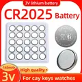 CR2025 3v Lithium Battery 25/50pcs cr 2025 For Watch Toys Remote Control Calculator High quality