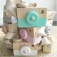 Wooden Camera Creative Props Decorative Ornaments Toys Cute Wooden Camera Toy Mini