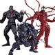 INCREDIBILE YAMAGUCHI Venom Carnage Spider Man leggende Action Figure Giunto Faccia mobile Statua Modello Bambola da collezione per bambini per il giocattolo
