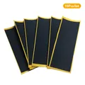 10Pcs/Lot Black Fingerboard Deck Uncut Tape Stickers Black Foam Grip Tape Non-slip Stickers