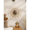Decorative Mirror Wall Decor Hand Knitting Wall Art Handmade Wall Mirror Room Decors Aesthetic
