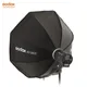 Godox AD-S60S ADS60S Umbrella Style 60cm Quick Fold Silver SoftBox with Grid Godox Mount for