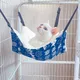 Cat Canvas Hammock Bed Pet Cats Dogs Beds Double-Sided Hanging Bed Pet Swing Beds Hamster Squirrel