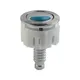 Water Saving Toilet Push Button Durable Dual Flushing Chrome Plated Toilet Switch For Ideal Cistern