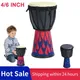 Djembe Drum Goatskin Drumhead Vintage Portable Professional Handcrafted Goatskin Arabic Drum For