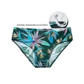 Men's Adult Triangle Racing Competition Reduced Resistance Printed Professional Swimming Pants