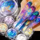 1Pcs Rainbow Chameleon Opal Nail Art Powder Holographic Chrome Flakes Glitter Eyeshadow Highlight