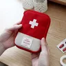 Mini borsa per medicinali portatile Kit di pronto soccorso da viaggio borsa per medicinali borsa per