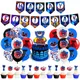 Poppyed Game Theme Birthday Party Decoration Supplies Play Time Paper Banner Cupcake Toppers Baby