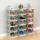 Simple X shoe rack small shoe cabinet at home entrance multi-layer space saving storage folding