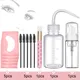 13Pcs Eyelash Extension Cleaning Kit 5 in 1 Lash Shampoo Brush Soap Foam Washing Bottle Set Eyebrow