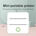 Mini stampante termica portatile in modalità wireless BT 203dpi Photo Label Memo stampa di domande errori con cavo USB, carta per stampante