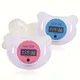 Thermometer LCD Display Nipple-Shaped Thermometer Pacifier Babies's Heating Fever Monitor Gauge