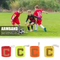 1 Pcs Kids Football Match Captain C Word Mark Armband Paste Team Leader C Word Nylon Adjustable For