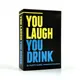 1pc "You Laugh You Drink" Drinking Game Family Gathering Game Card Fun Card Game Party Board Games