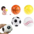 63mm Children Soft Football Basketball Baseball Tennis Toys Foam Sponge Decompression Vent Stress