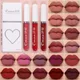 CmaaDu 3Pcs/Set Liquid Lip Gloss Lipstick Matte Finish Long-Lasting Colour Waterproof Lip Glaze