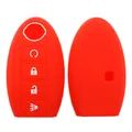 4 Buttons Remote Car Key Cover Case 4b Silicone For Nissan Qashqai Micra For Nissan Teana X-Trail