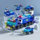 Police Truck City Fire Car Engineering Crane Tank Helicopter Bricks Set Toys for Children Kids 6IN1