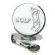 Golf Ball Marker With Magnetic Hat Clip Humanoid Pattern Funny Great Golf Gifts Golf Accessories For