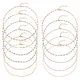 304 Stainless Steel Link Cable Chain Necklace Gold Color Multicolor Enamel For Women Necklace