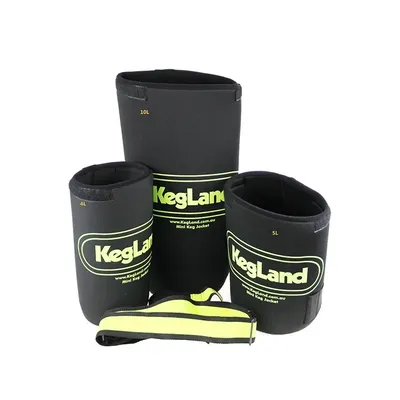 PLEASE BUY FROM KEGLAND OFFICIAL STOREKegland Neoprene Parka keg jacket for 4L/5L/10L mini keg keep