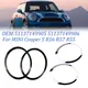 For Mini Cooper R56 R55 R57 R58 R59 Headlight Trim Ring Headlamp Cover Chrome Gloss Black/Silver Plated 51137149905 51137149906