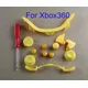 1set Full set buttons controller repair parts with T8 screwdriver for xbox360 wireless controller