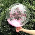 1pc Custom Sticker for Balloons I Love You Happy Birthday Silvery Black Sticker DIY Name Party